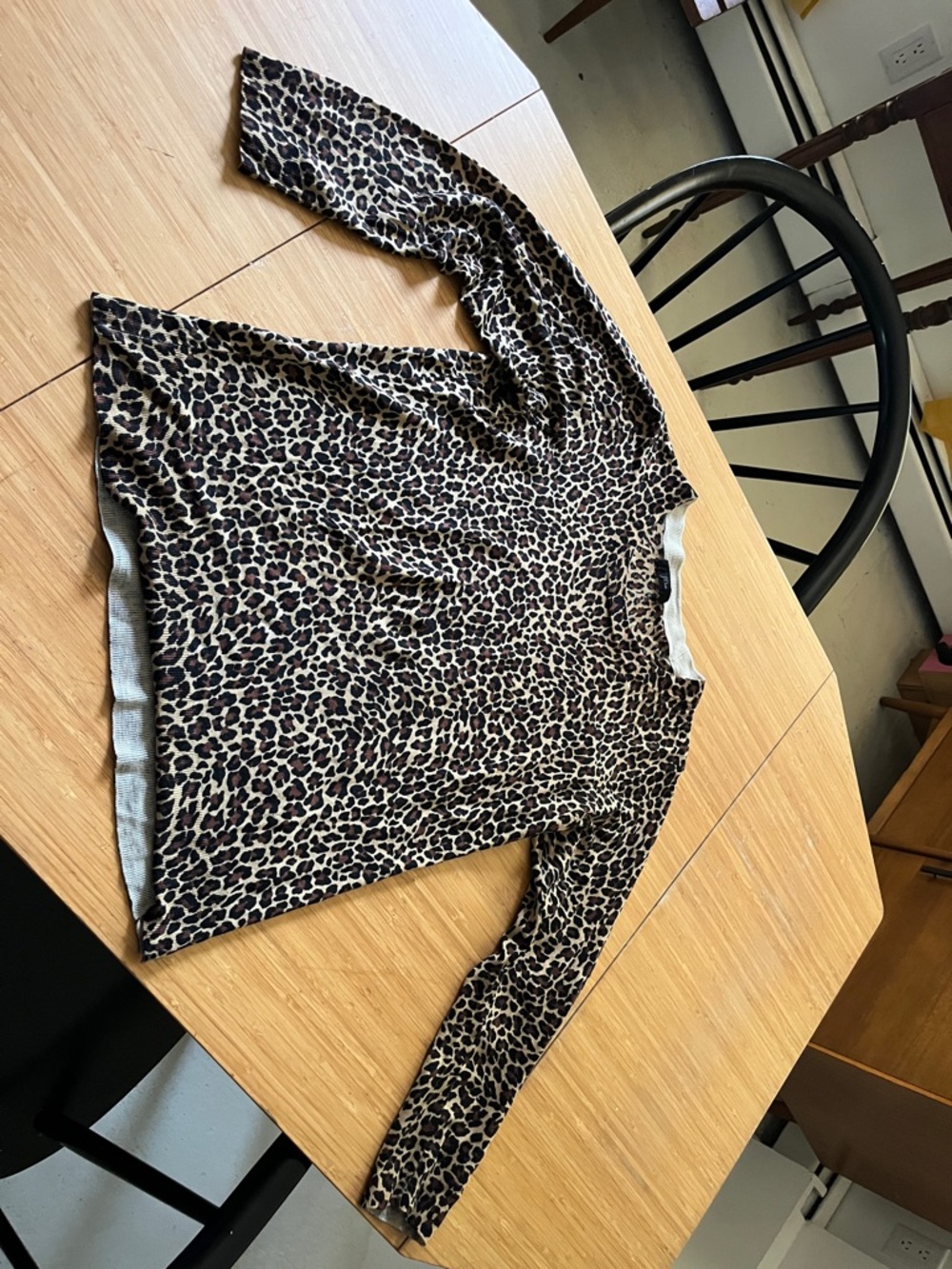 Jcrew Merino Leopard Print Sweater